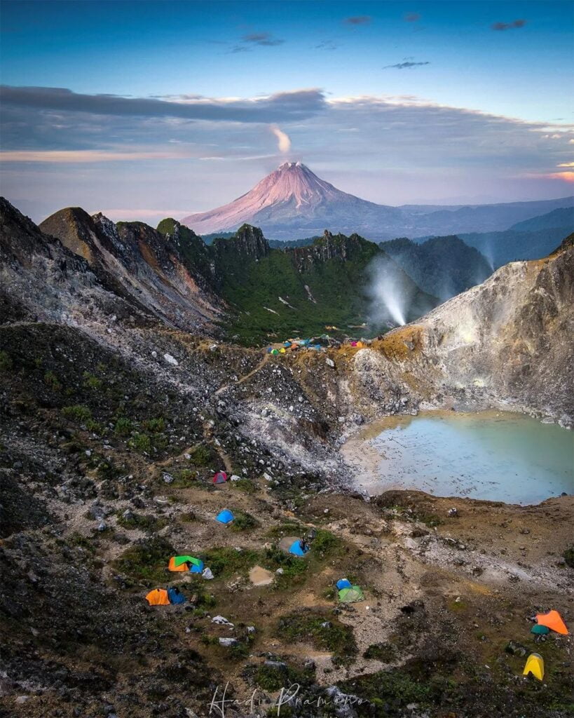 Salah satu Tempat Wisata di Medan, Puncak Gunung Sibayak